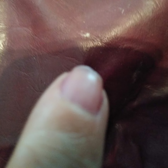 Large Purple Leather Nine West Bag - Picture 3 of 8